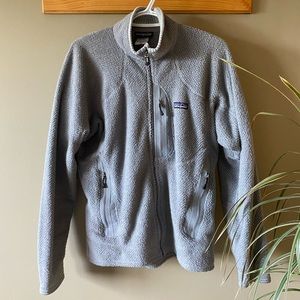 Patagonia grey zip up sweatshirt